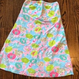 Lilly Pulitzer Strapless Dress (Small)